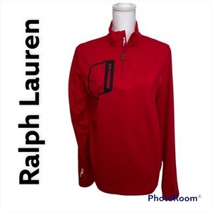 Ralph Lauren Red Active 1/4 Zip Pullover Sz M